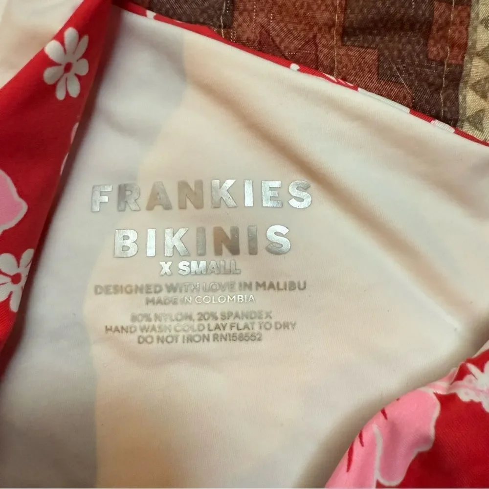 Frankie’s Bikinis cute cut out one piece size XS